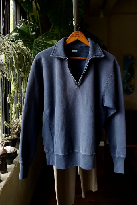 アプレッセ23AW Vintage Half Zip Sweatshirt(23AAP-05-03K)NAVY☆8月26日発売！