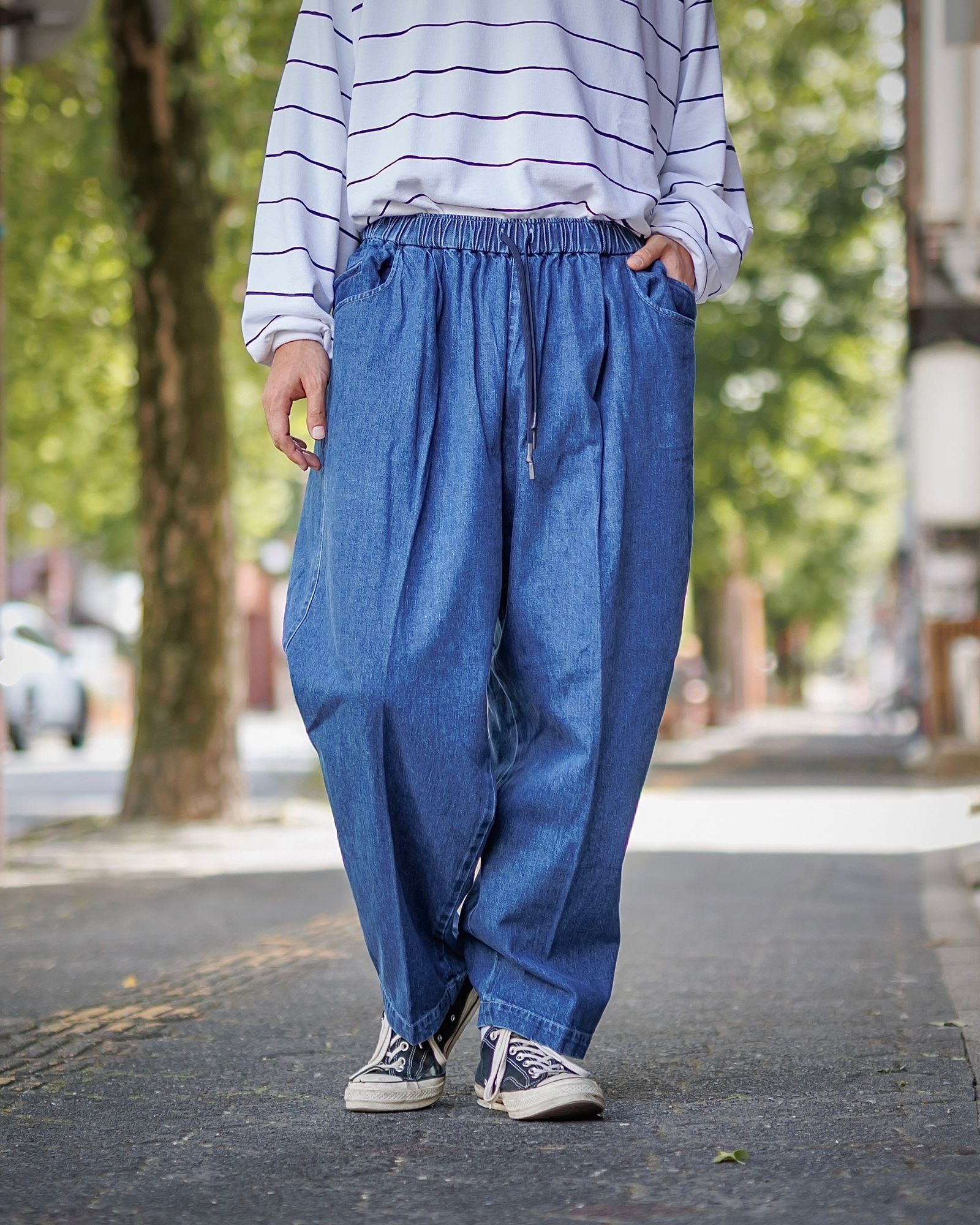 S.F.C 24FW エスエフシー  BAGGY DENIM PANTS (SFCFW24P04)Indigo Blue☆9月21日(土)発売！
