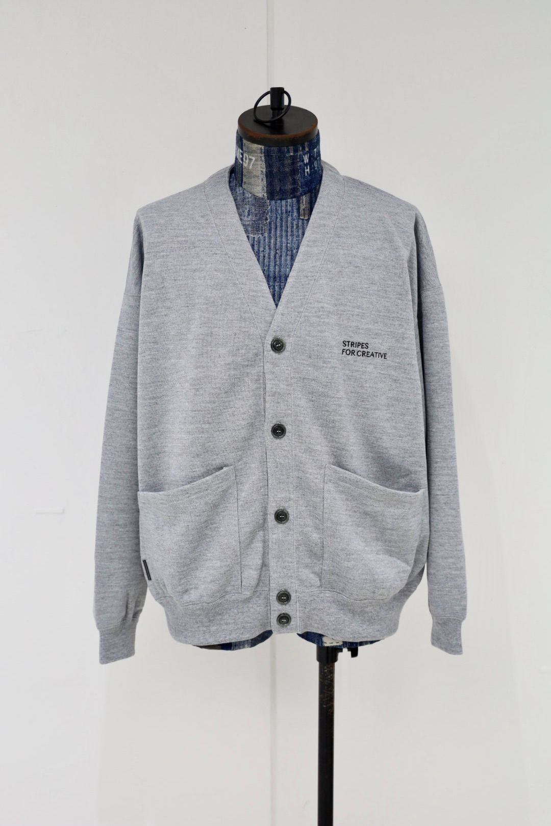 S.F.C 25FW エスエフシー TECH SWEAT CARDIGAN (SFCFW25CS02)Grey M
