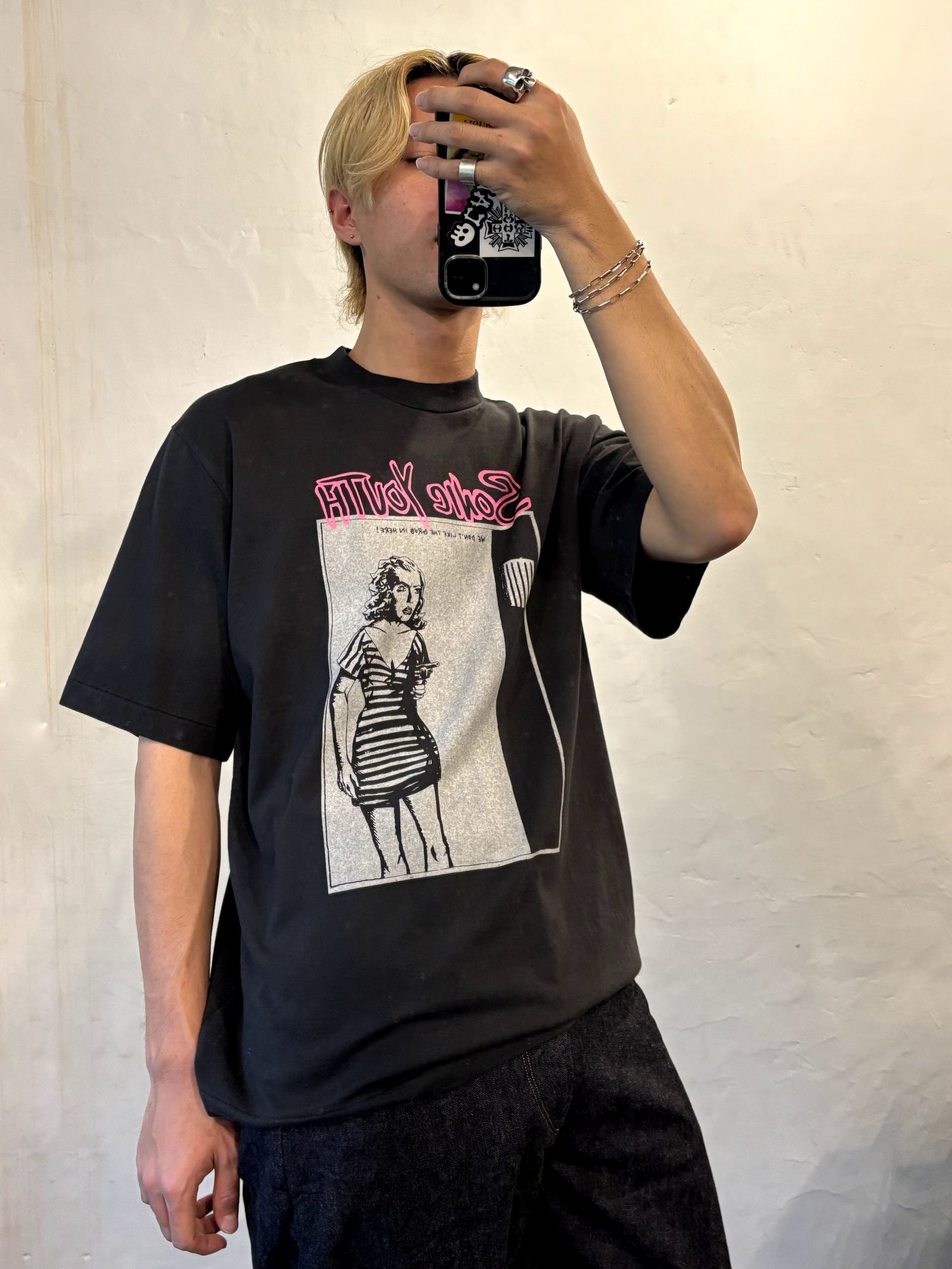 blurhmsROOTSTOCK 24SS 新作We don't like Print Tee STANDARD style 2024.5.7