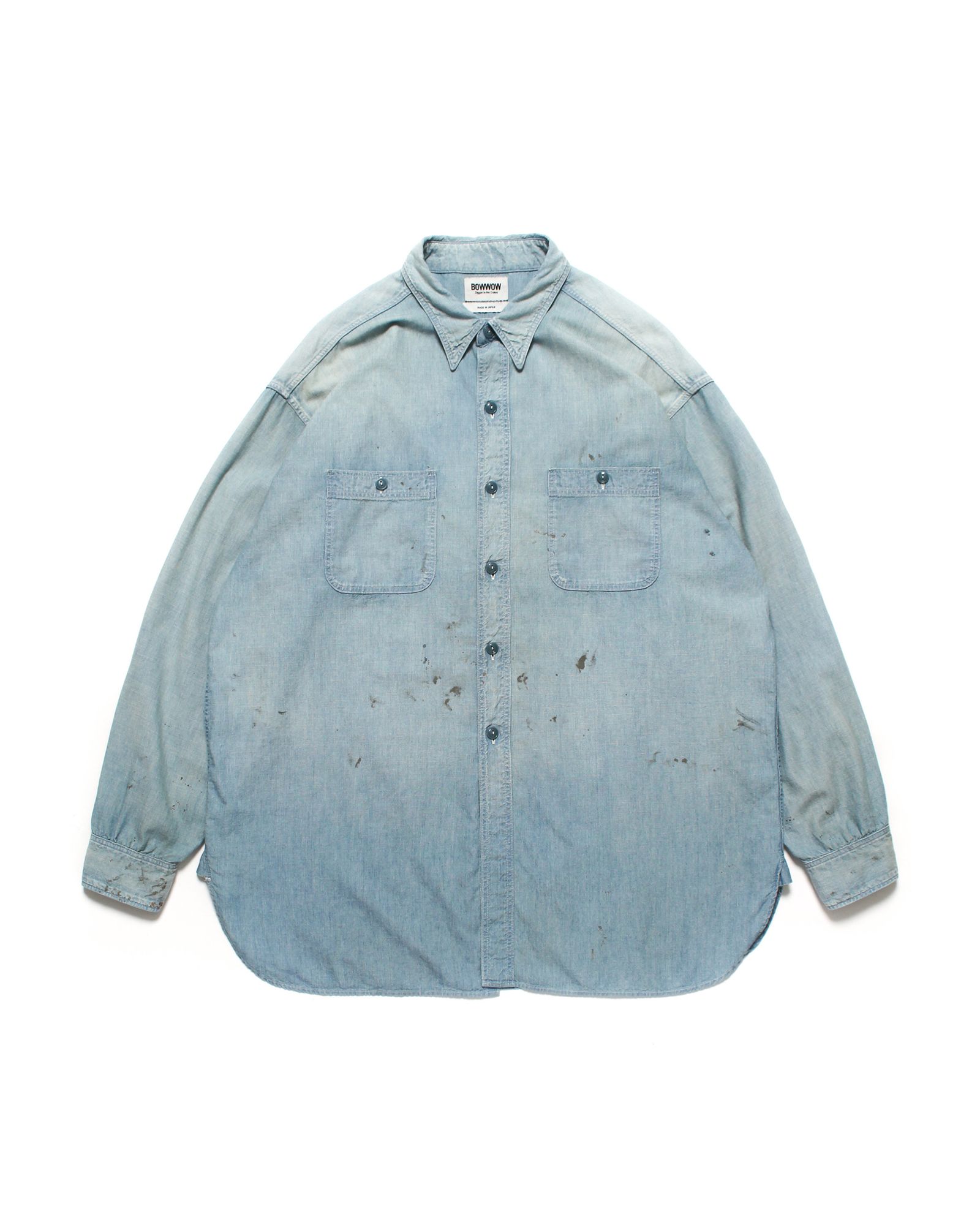 BOW WOW 26 New Year Release Items バウワウ SKETCH ZOMBOO USN CHAMBRAY SHIRT AGED(BW261-SZUCS) INDIGO☆1月2日11:00発売！