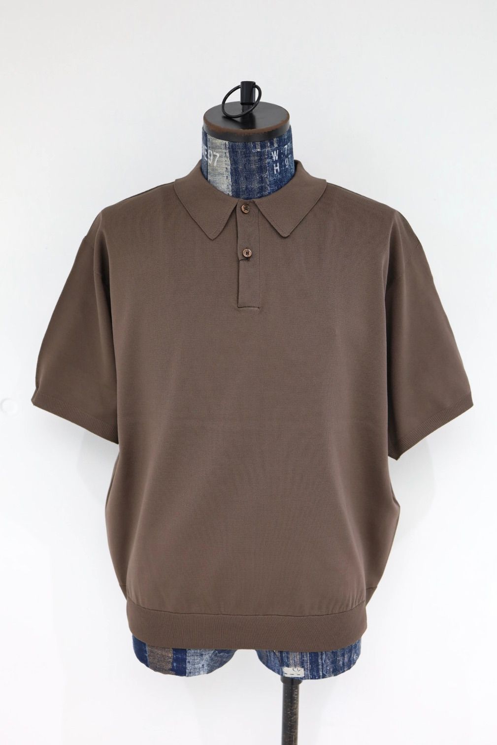 DAIWA PIER39(ダイワピア39) TECH KNIT POLO S/S(BE-43026)BROWN GRAY☆3月28日(土)新作発売！