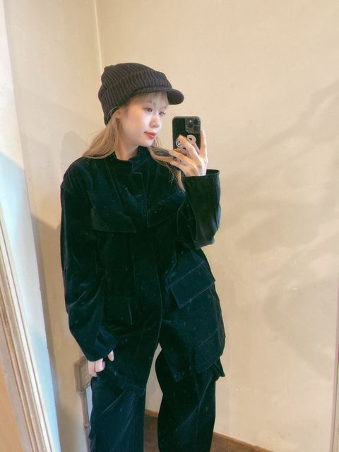 blurhms 23FW Velvetセットアップスタイル.2023.11.11
