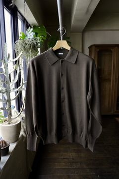 アプレッセ Cotton Knit Polo Collar Cardigan(25SAP-03-03K)OLIVE☆2月8日(土)発売！