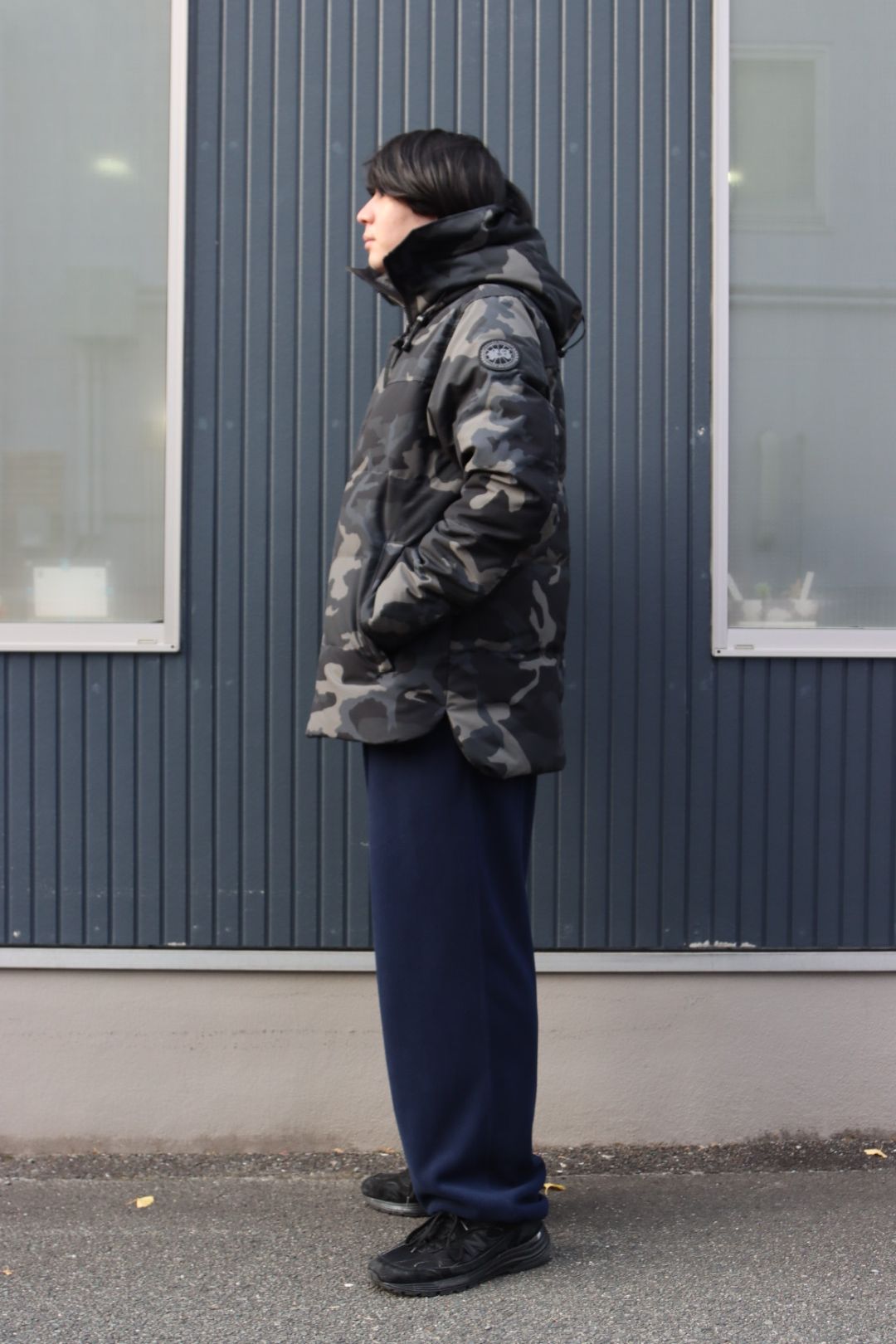 CANADA GOOSE MACMILLAN PARKA BLACK LABEL PRINT style.2022.12.3