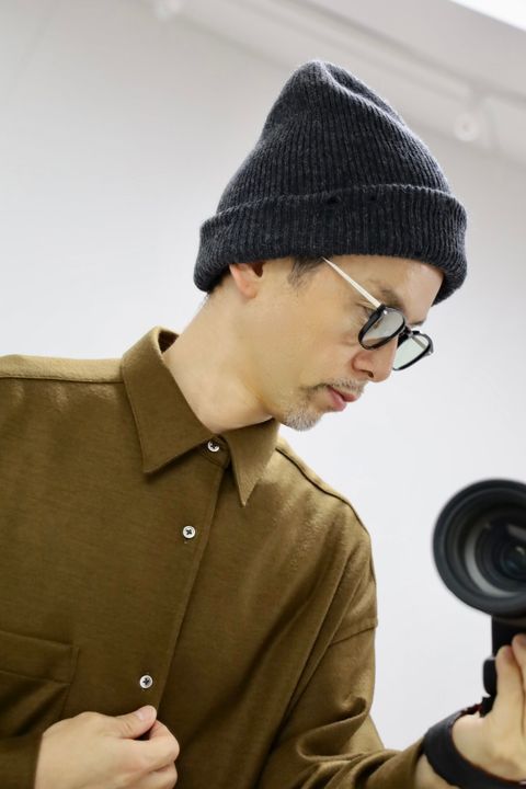 ワイズフォーメン DAMAGED KNIT CAP (ML-H01-160)CHARCOAL☆新作発売！