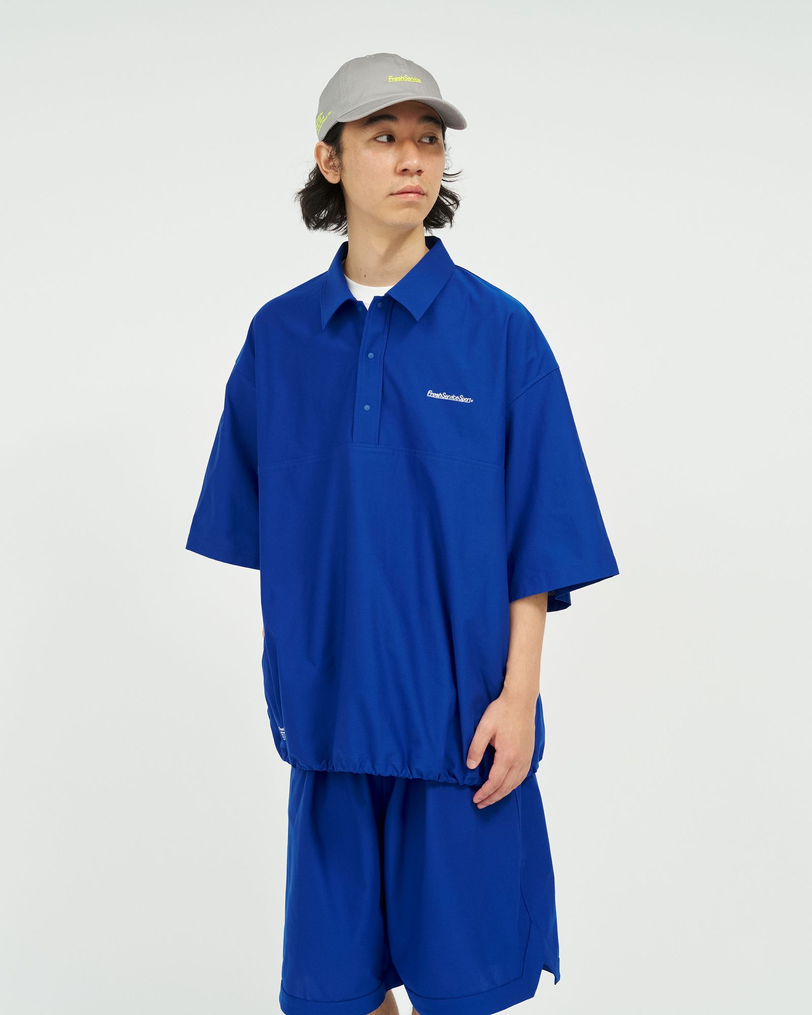 フレッシュサービス  ACTIVE DRY MESH POLO(FSC263-70164)BLUE☆7月18日(土)新作発売！
