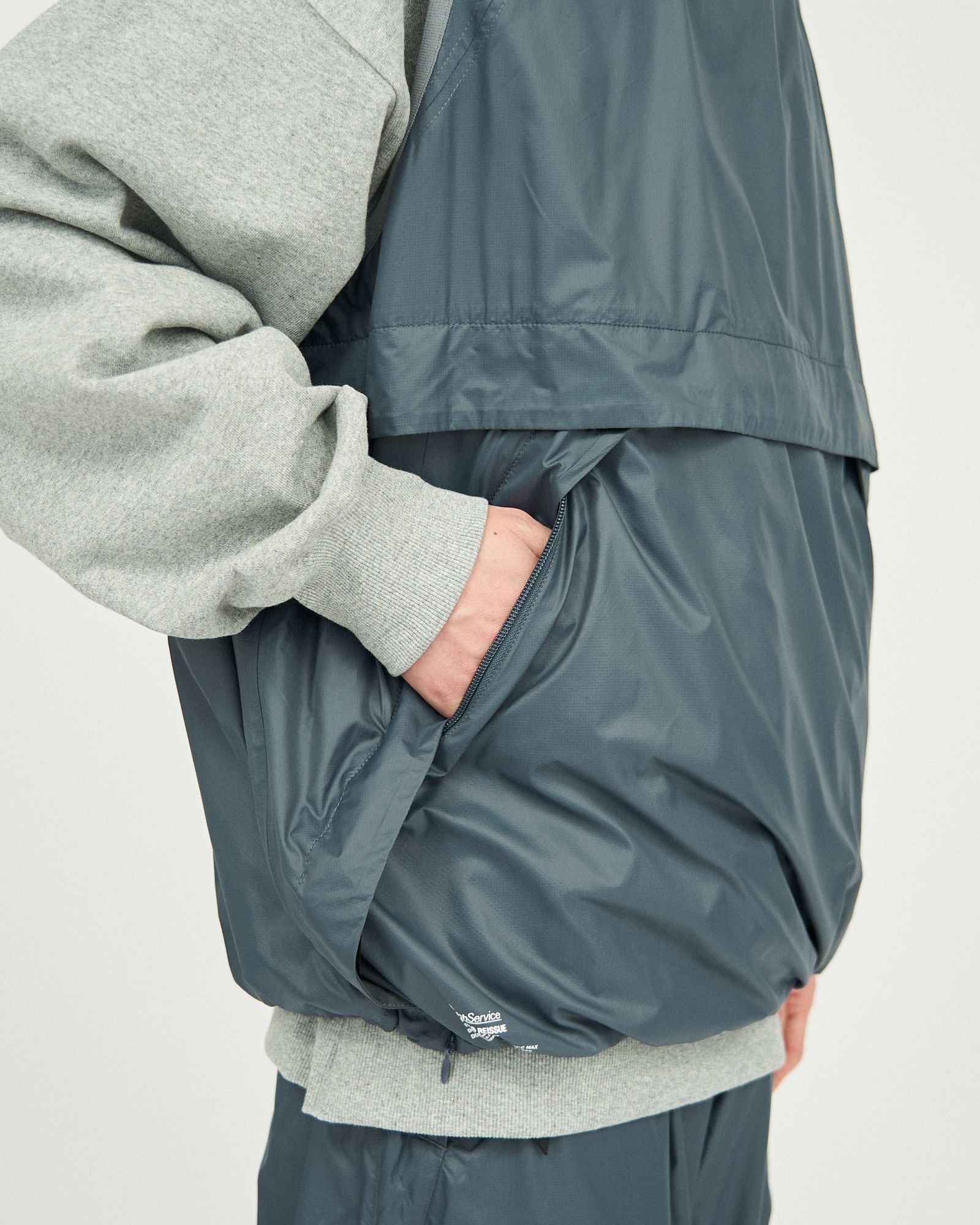 フレッシュサービス PERTEX® REISSUE PULLOVER VEST(FSC251-30090)GRAY