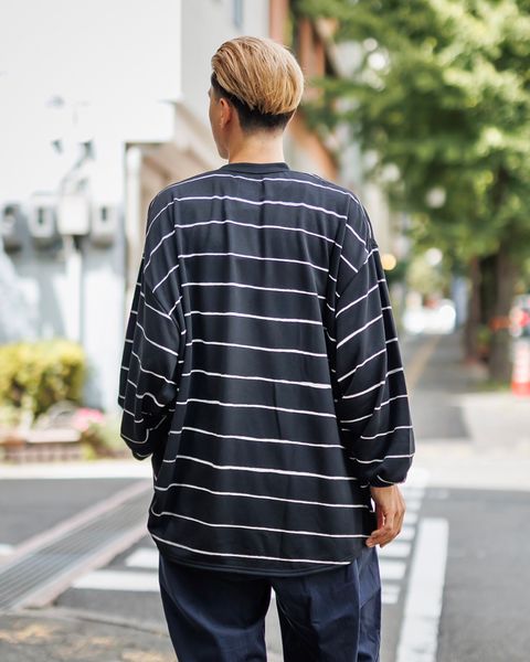 Stripes For Creative SUPER BIG WIDE SIDE STRIPE TECH LS TEE スタイル9月21日新作発売！