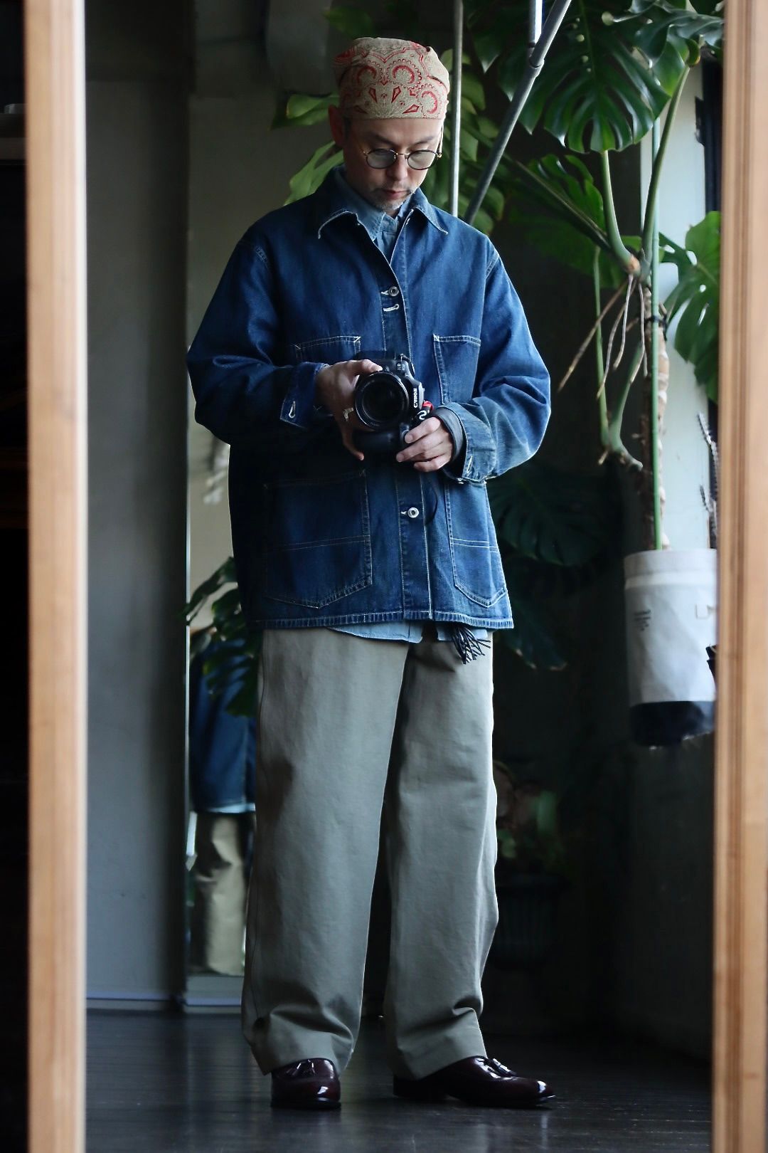 A.PRESSE 23ss Denim Coverall Jacket - カバーオール