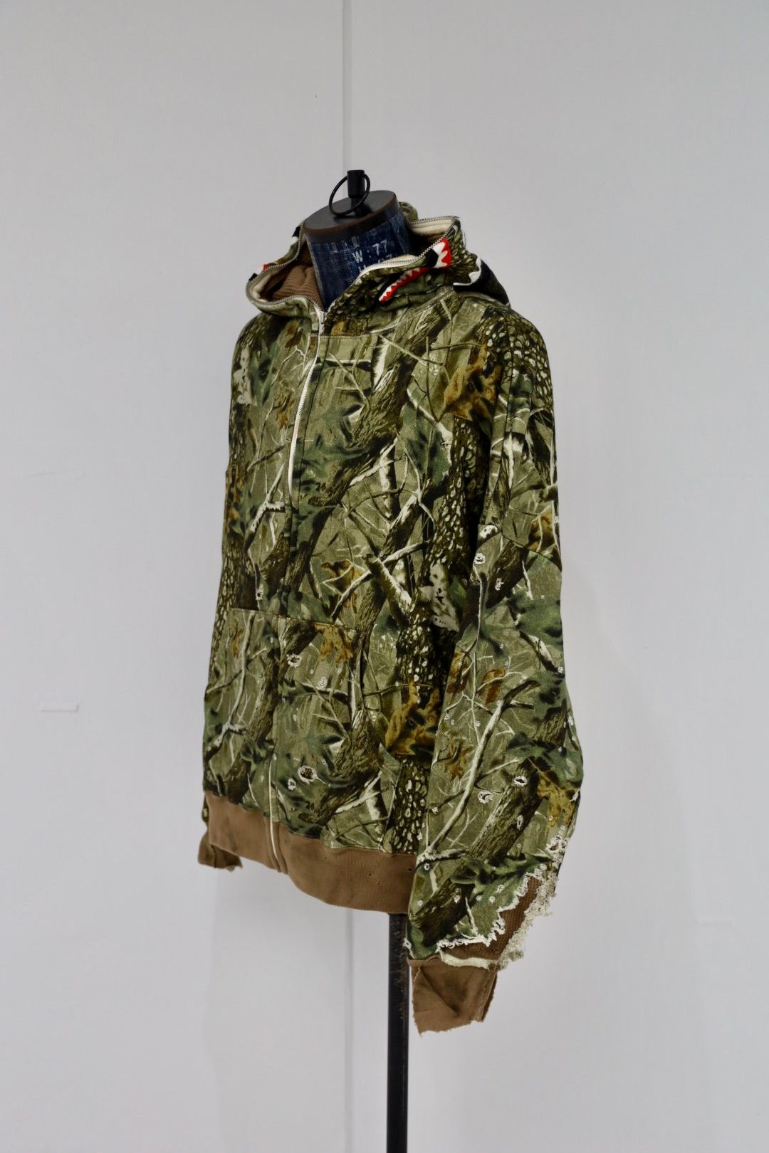セントマイケル BAPE_ZIP HOODIE/SAHARK/CAMO(SM-HR1-0000-C38)