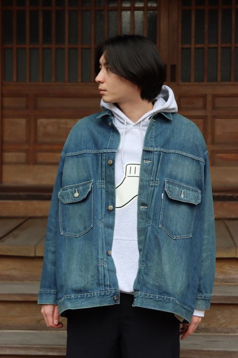 Graphpaper Selvage Denim Jacket(GU221-30025B) style.2022.1.30