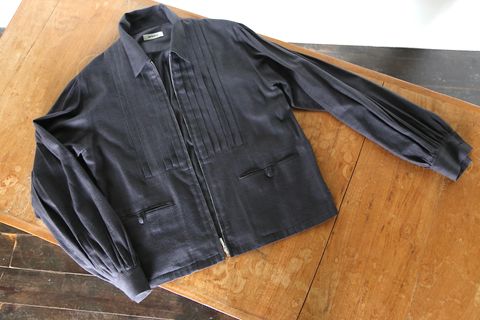 MATSUFUJI Flannel Check Pleats Jacket style.2021.7.6.