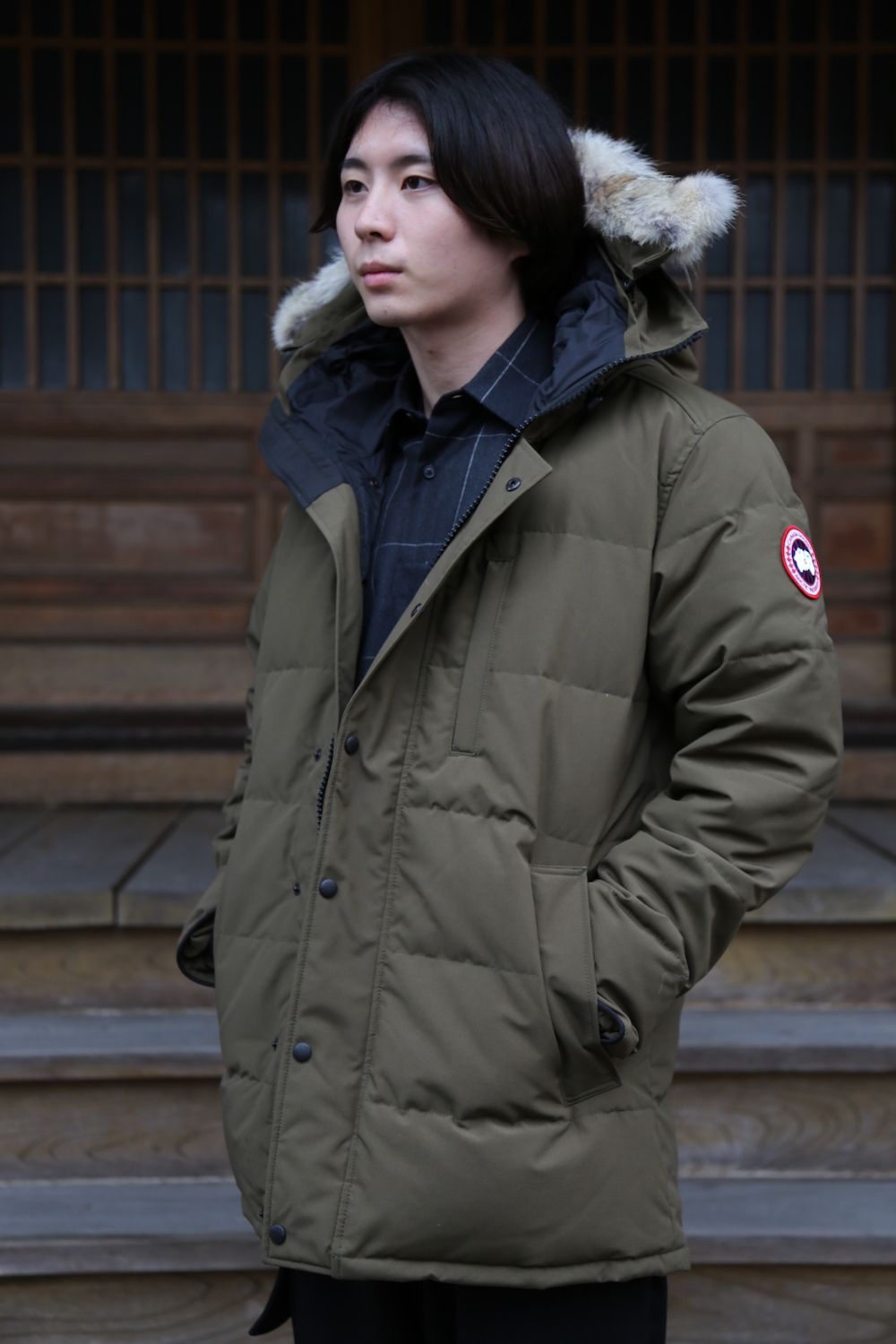 Canada Goose Carson Parka (Men, Military Green, S)