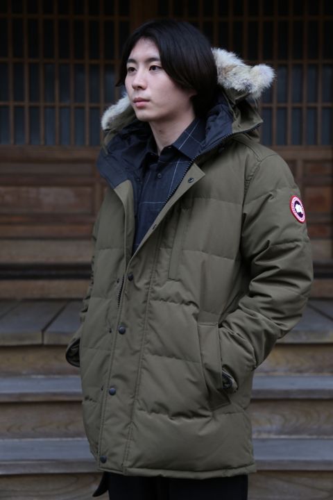 CANADA GOOSE  CARSON PARKA FF(3805MA)"GREEN"style.2020.11.8.
