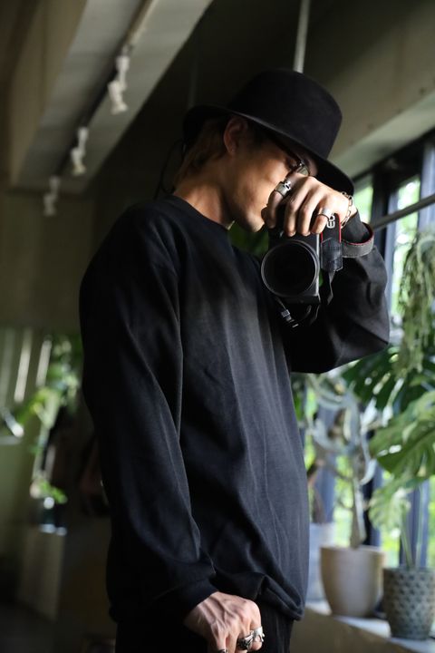 COMME des GARCONS HOMME 梳毛エステル天竺プルオーバー スタイル