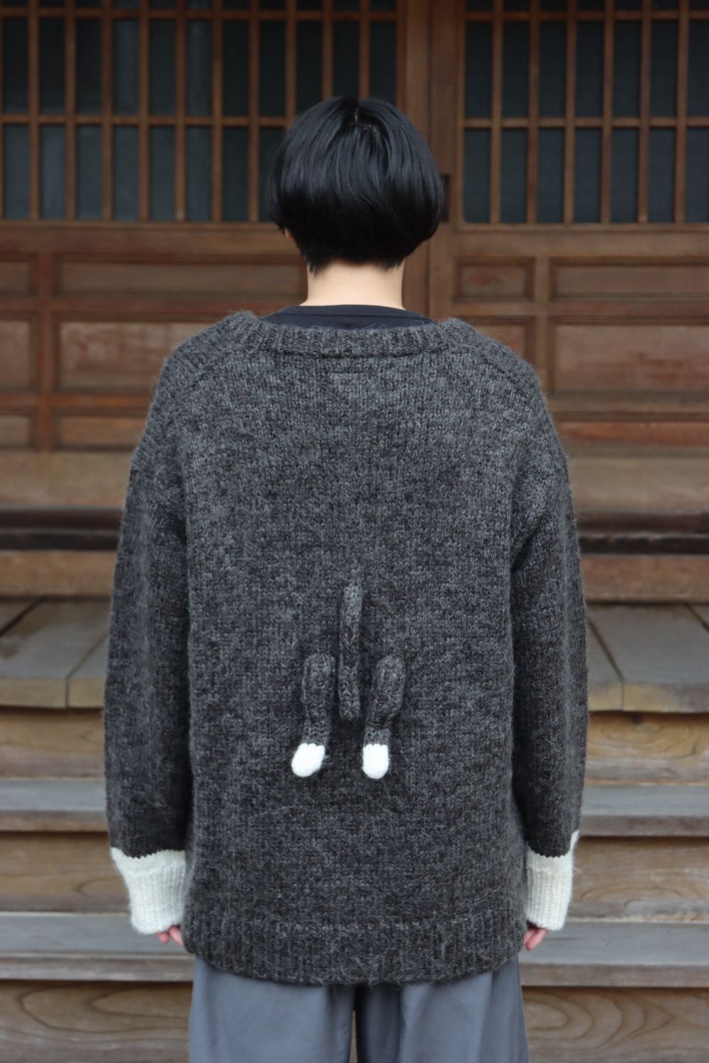 doublet STUFFED CAT HAND-KNITTING PULLOVER(21AW30KN50) style.2021.9.13.