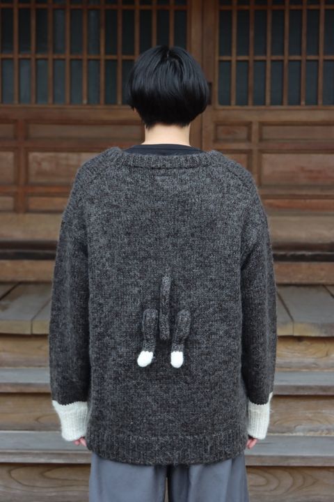 doublet STUFFED CAT HAND-KNITTING PULLOVER(21AW30KN50) style.2021.9.13.