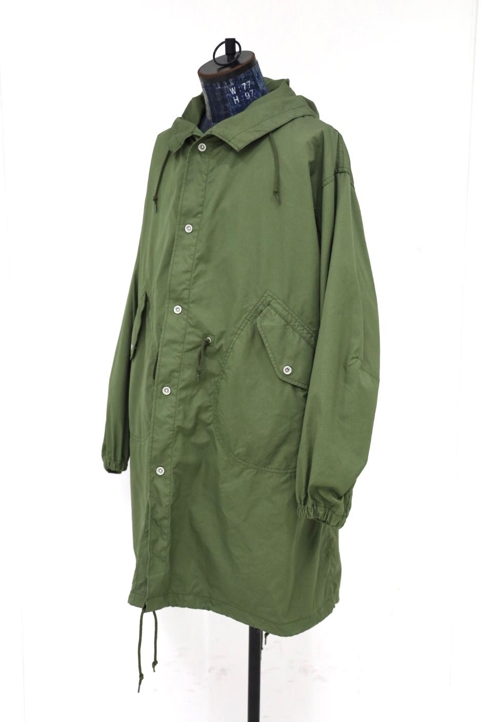コムデギャルソンオム26FW 綿ナイロンウェザー×ナイロンツイル 製品洗コート(HR-C002-051)KHAKI☆8月7日(金)発売！