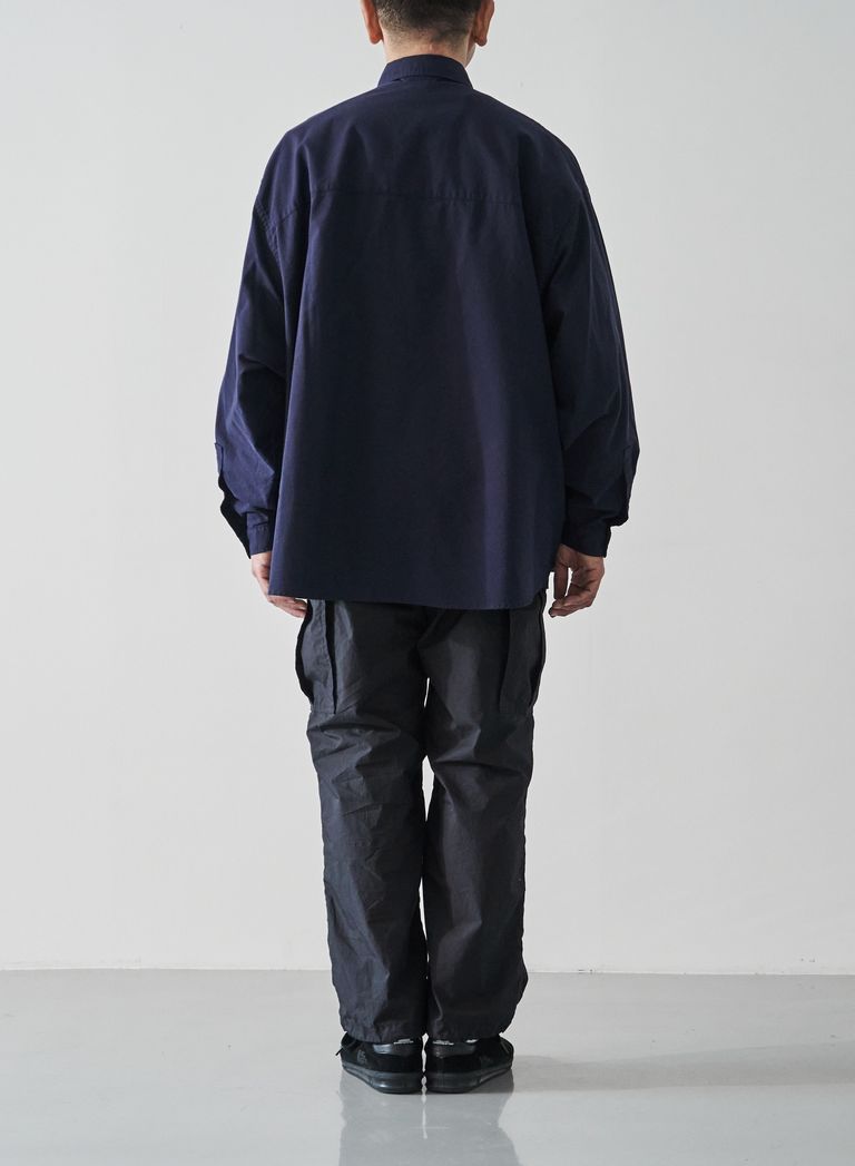 フレッシュサービス OXFORD FLAP POCKET L/S SHIRT(FSW-22-SH_66)NAVY