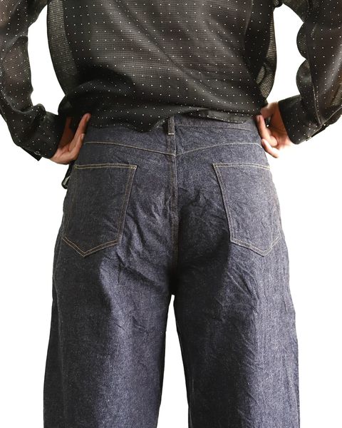 blurhms 24SS 新作Square Dot Gusset PKT Shirt&12.9oz Bias Denim Pants style 2024.3.2