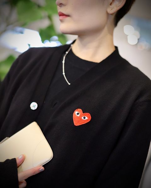 プレイコムデギャルソン 新作 PLAY CARDIGAN style.2023.12.16