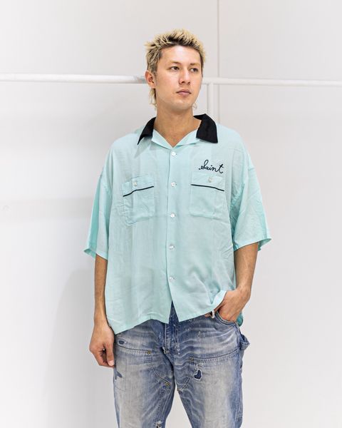 セントマイケル 26SS BOWLING SHIRT(SM-MK8-0000-037)SKY BLUE☆4月29日(水)新作発売！