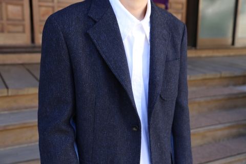 JUNYA WATANABE COMME des GARCONS MANウールカシミヤツイード×綿デニム×綿ウィップコード Style.2020.9.22.