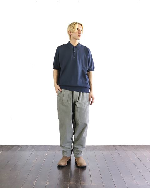 A.PRESSE 24SS Cotton Knit S/S Polo Shirts style 2024.4.13
