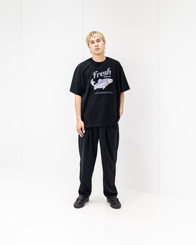 FreshService CORPORATE PRINTED S/S TEE "FISH" (BLACK) 新作発売！