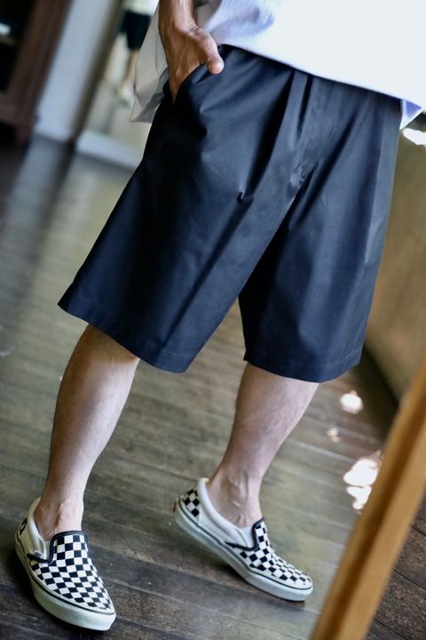 Graphpaper Solotex Twill Slim Waisted Chef Shorts Mix style.2024.5.17.
