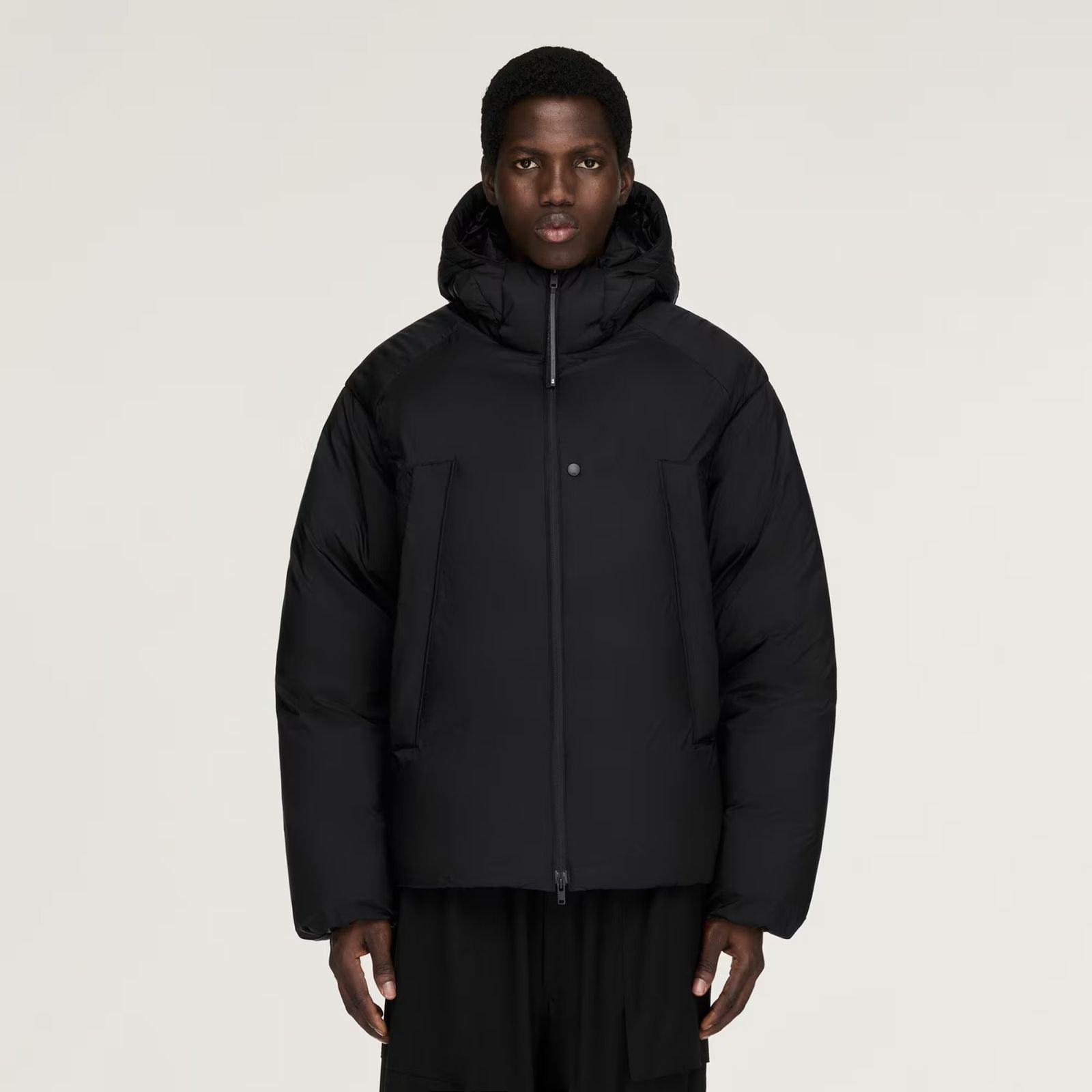 ワイスリー Y-3 HOODED PUFFER JACKET(KT1530)BLACK☆新作発売！