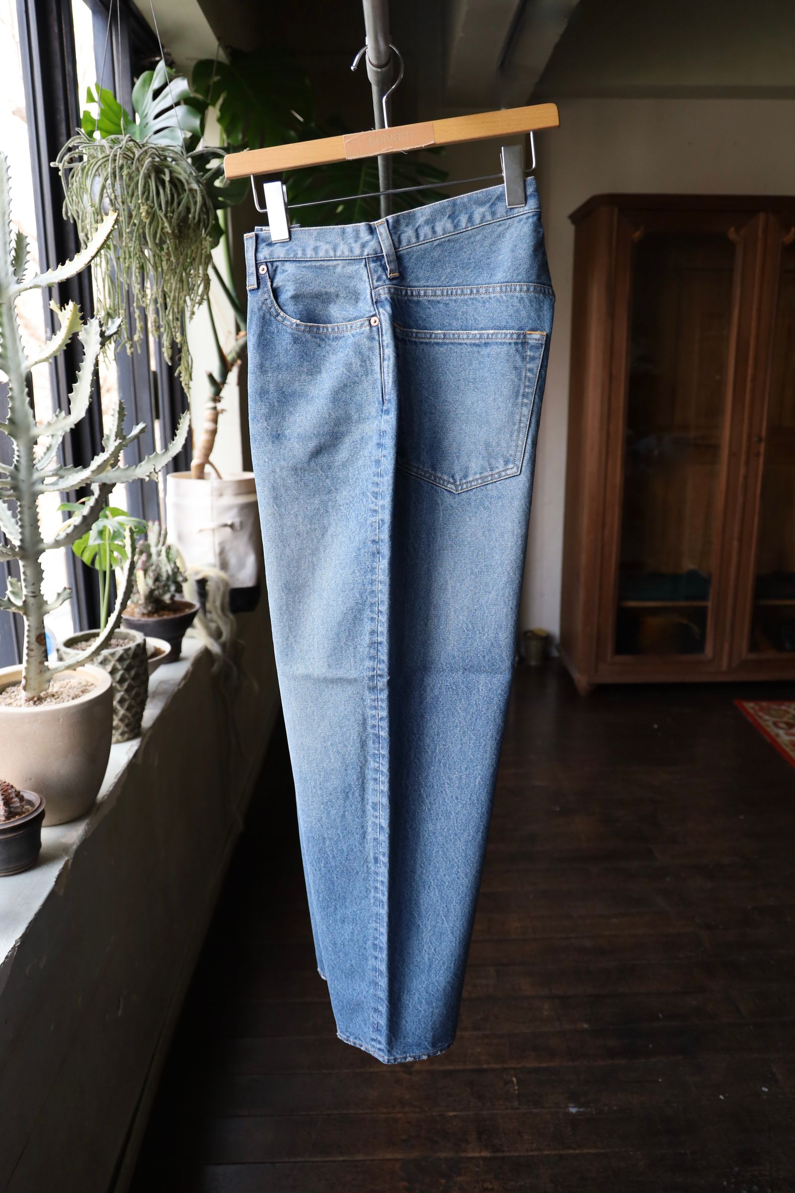 S.F.C 25SS エスエフシー WASHED DENIM PANTS (SFCSS25P05) Washed Blue