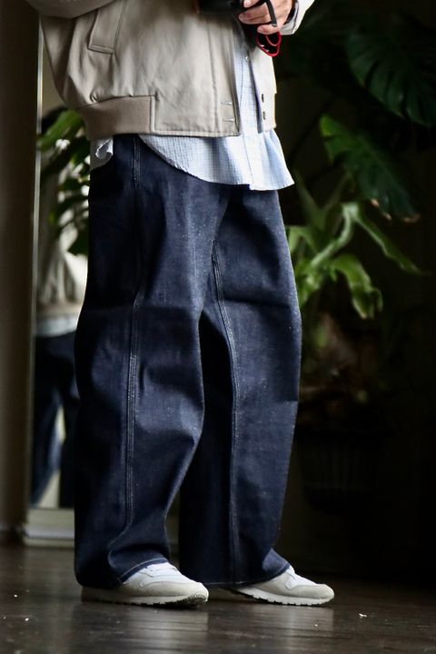 A.PRESSE 23SSデニム Military Denim Trousers(23SAP-04-07H)INDIGOスタイル