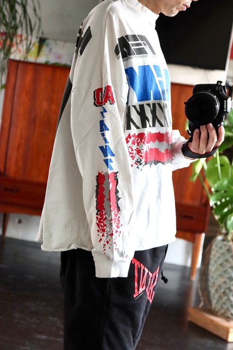 ©SAINT M×××××× LS TEE MOTO"WHITE"style.