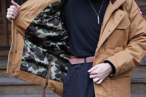 CANADA GOOSE×JUNYA WATANABE MAN綿ダックコラボレーションダウンジャケット(WF-J401-051)"BROWN"style.2020.10.10.