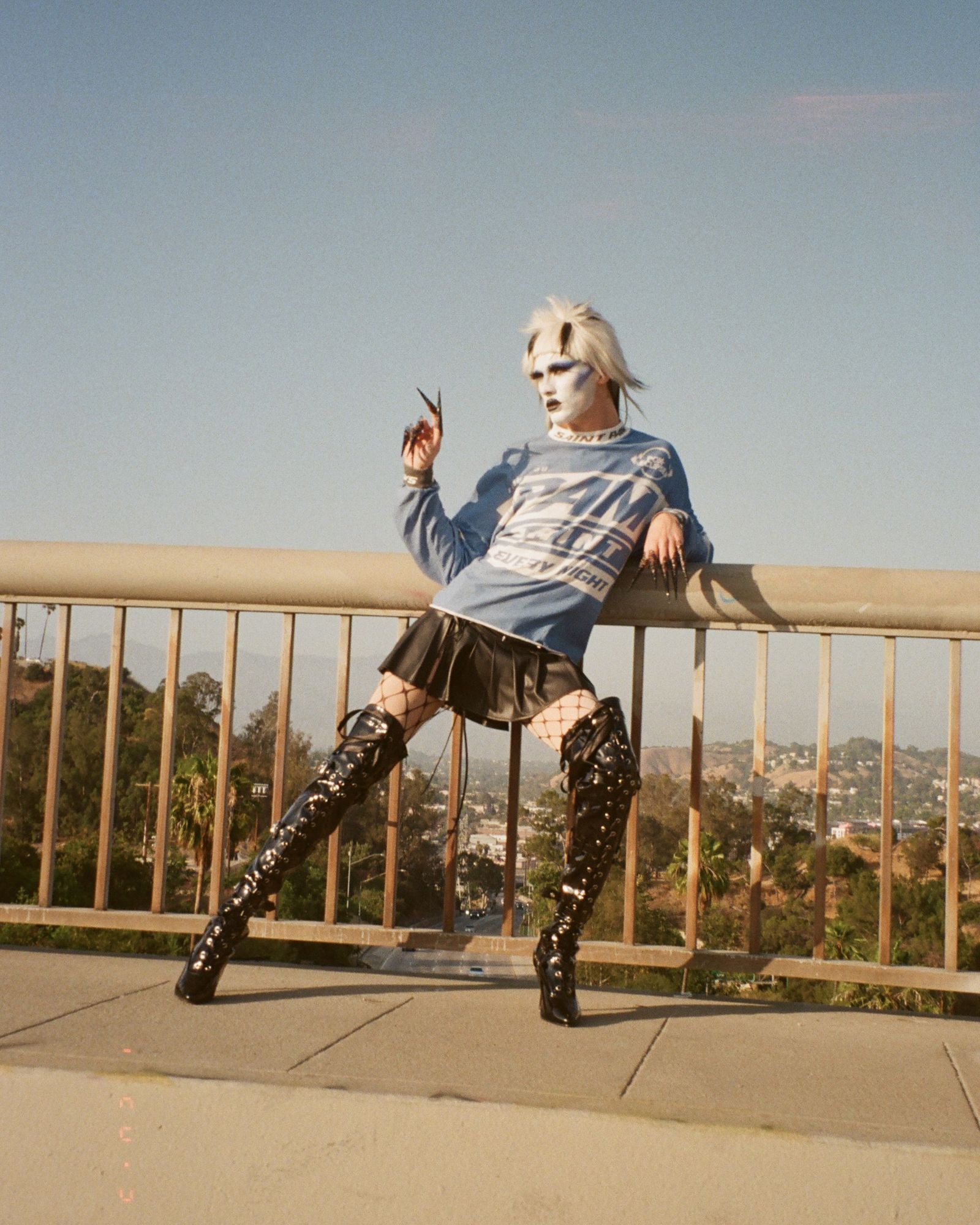 セントマイケル Tシャツ SAINT PAM LS TEE(SM-HR1-0000-C28)BLUE★9月27日(土)発売！
