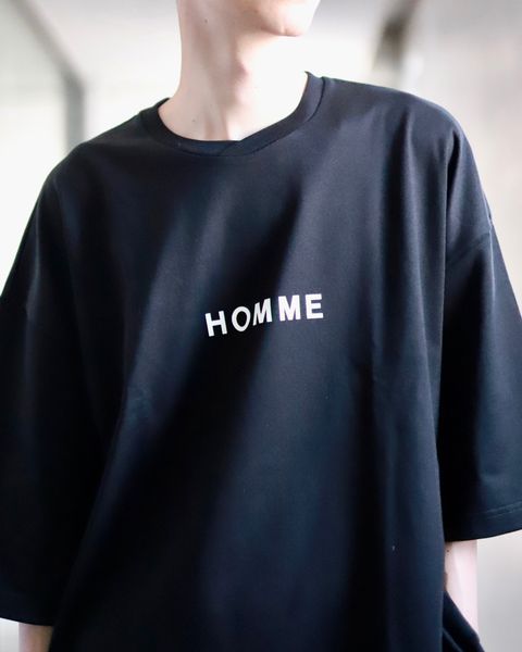 COMME des GARCONS HOMME コムデギャルソンオム 23AW 綿天竺ロゴプリントTシャツスタイル