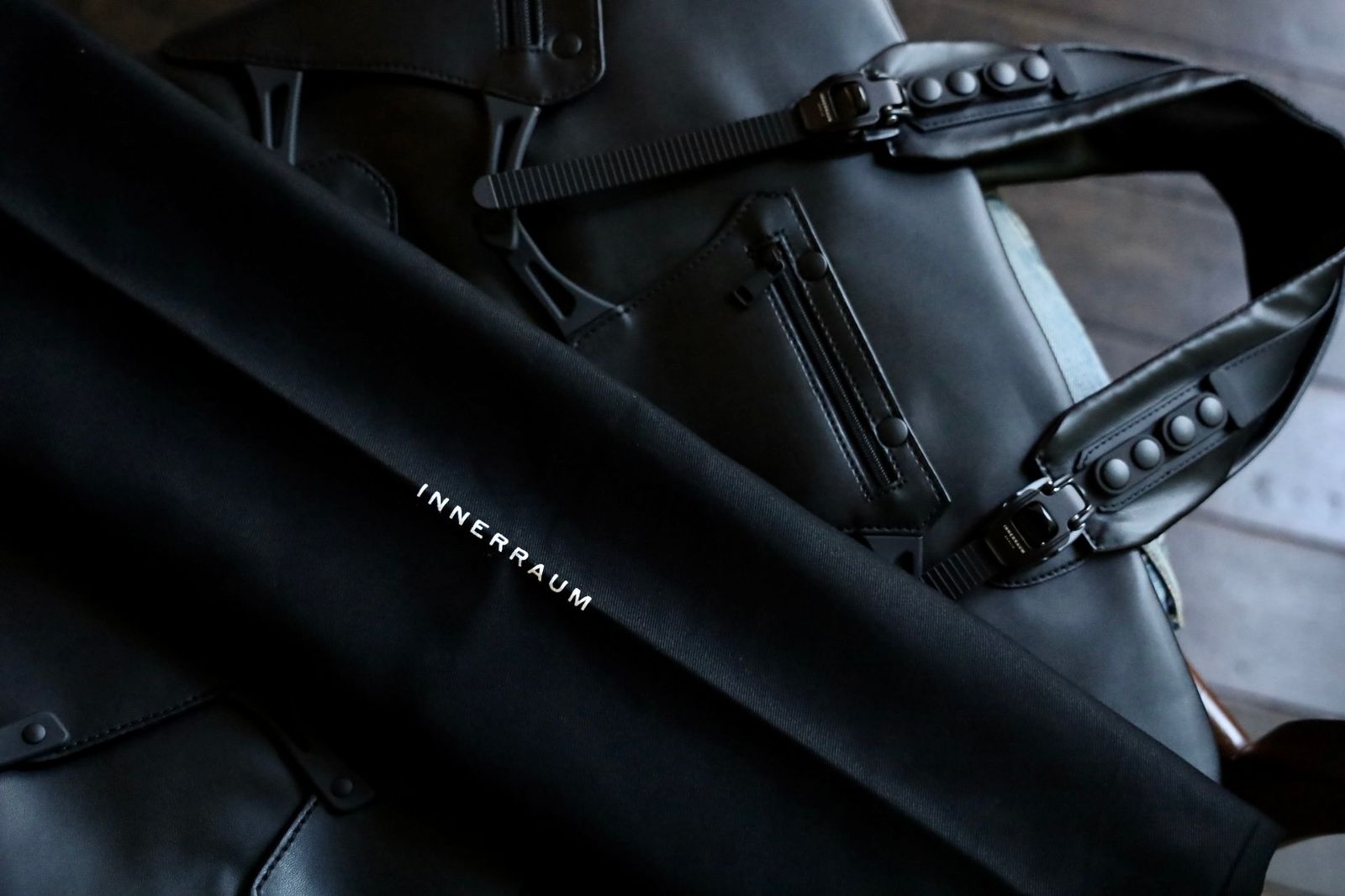 ジュンヤワタナベマン24AW INNERRAUMトートバッグ(WN-K201-051)BLACK
