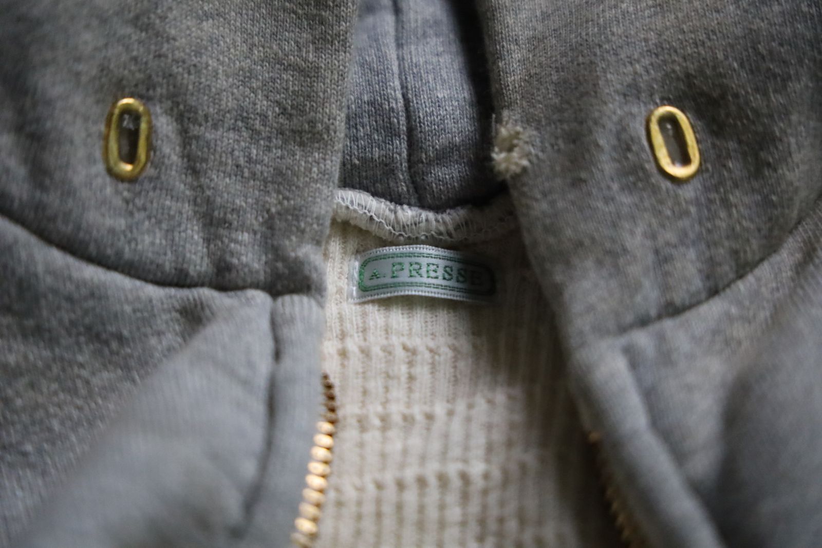 アプレッセ Vintage Zip Sweat Hoodie(24AAP-05-09K)ASH GRAY☆9月7日(土)発売！