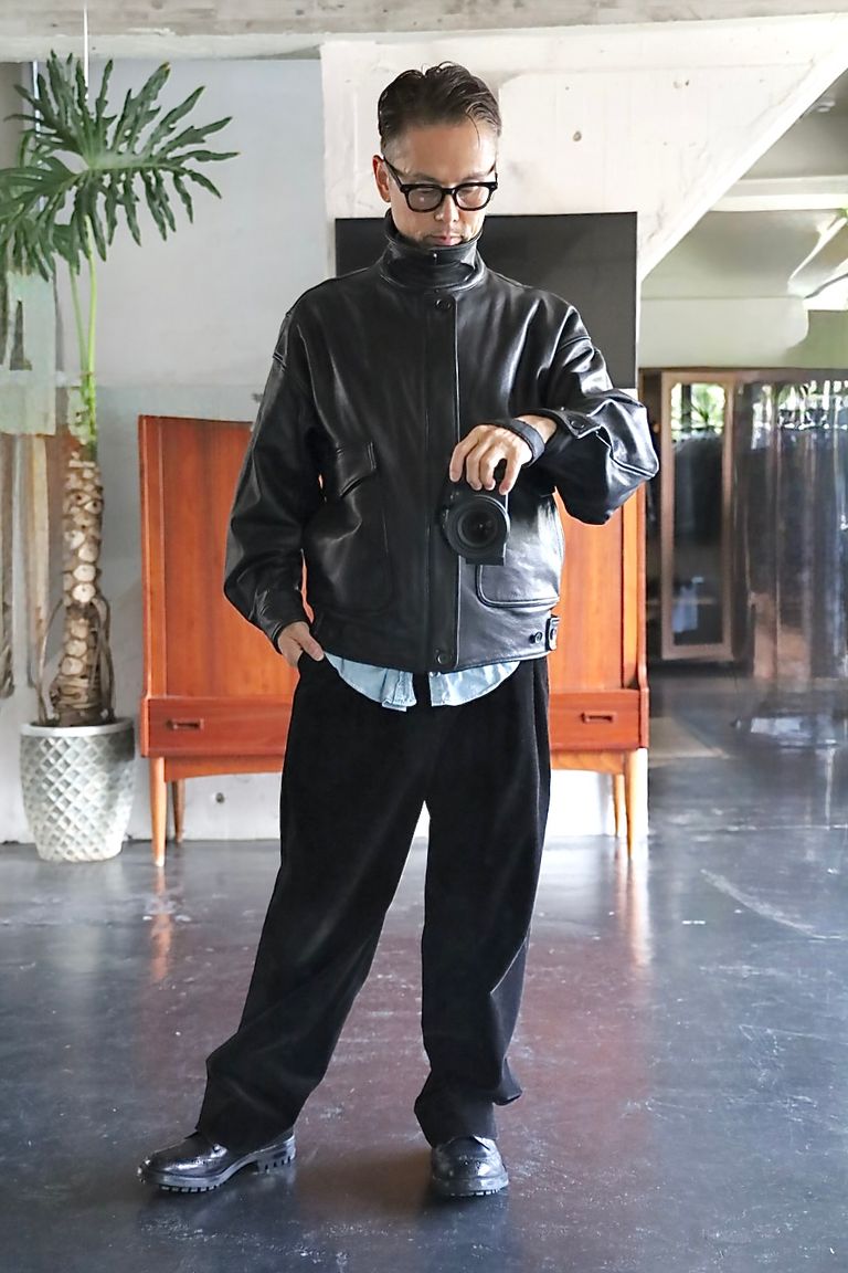 YOKE LEATHER FLIGHT JACKETスタイル2025.9.6.