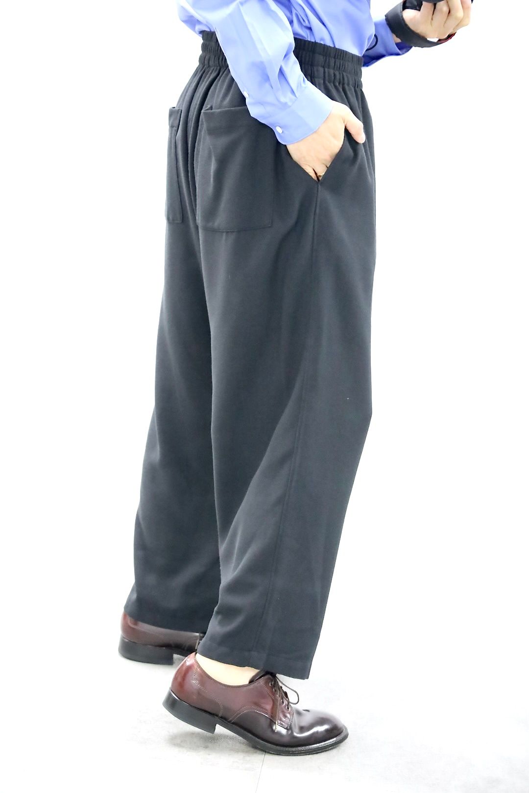 グラフペーパー 26SS Viscose Viyella Sleeping Easy Pants(GM261-40458)CHARCOAL☆3月14日(土)発売！