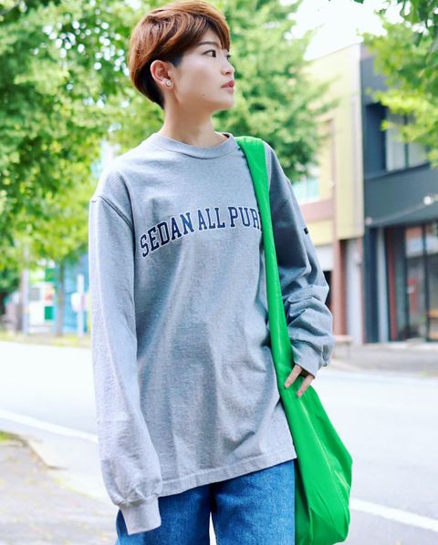 SEDAN ALL-PURPOSE 新作Arch Logo L/S Tee style.2023.7.28