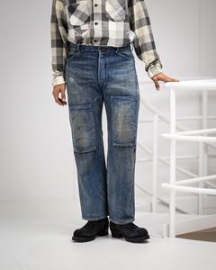 BOW WOW 25FWバウワウ  MINER'S REPAIRED DENIM WORK PANTS(BW252-MRDWP) AGED INDIGO★9月27日(土)発売！