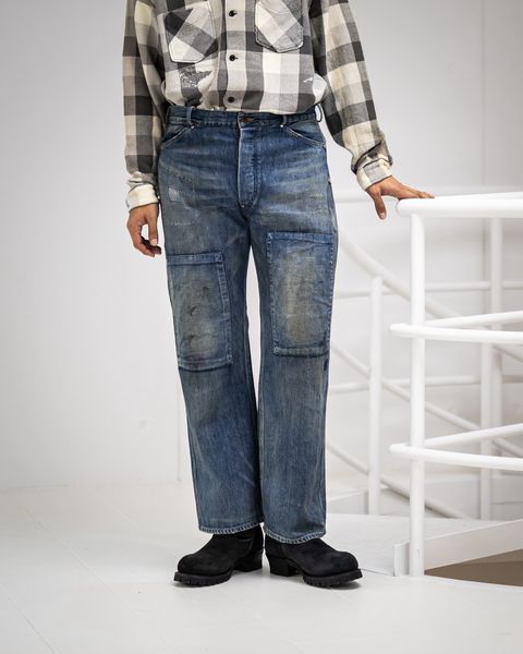 BOW WOW 25FWバウワウ  MINER'S REPAIRED DENIM WORK PANTS(BW252-MRDWP) AGED INDIGO★9月27日(土)発売！