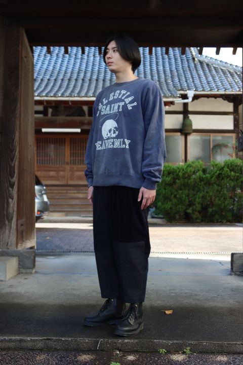 ©SAINT M×××××× スカルスウェット"NAVY"style.