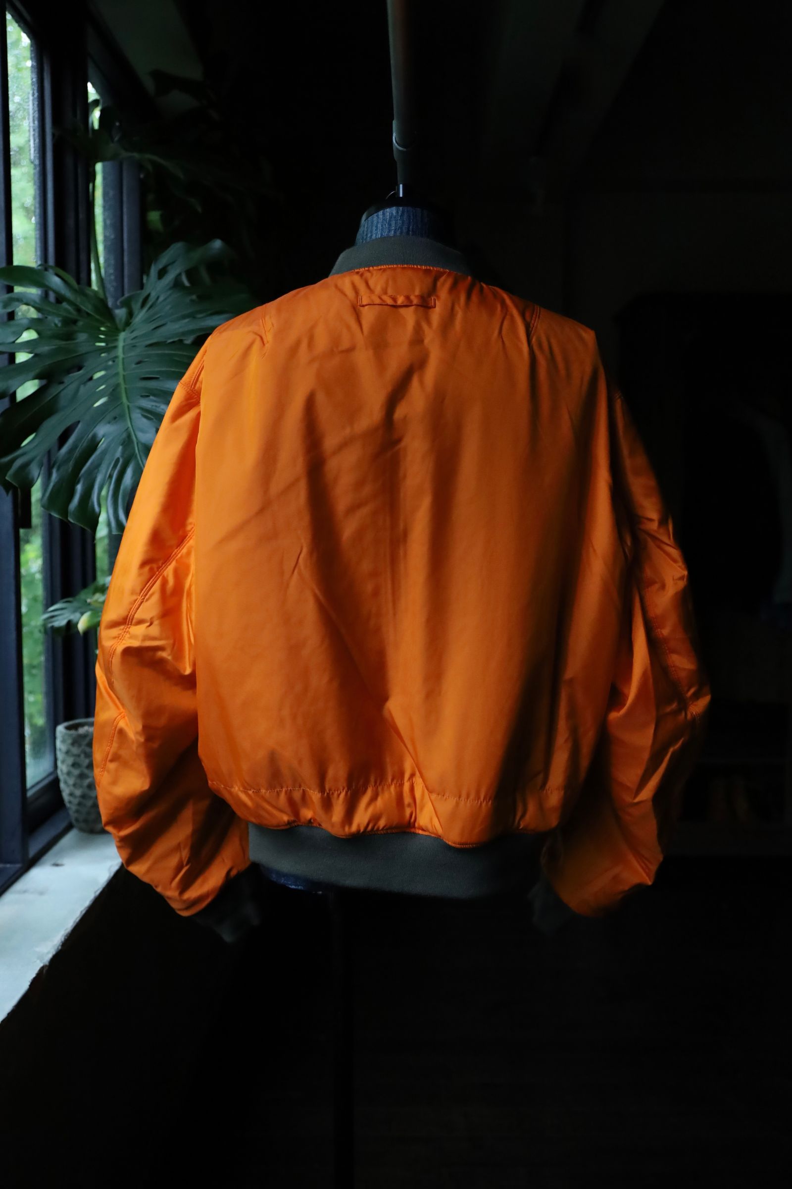 セダンオールパーパス FW24 Reversible CORDURA Flight Jacket(SD24F-JK05) Sage Green × Orange