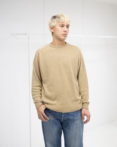 アプレッセ 2026 STYLE1 Washed Silk Nep Crew Neck Sweater(26SAP-03-07)BEIGE☆1月10日(土)発売！
