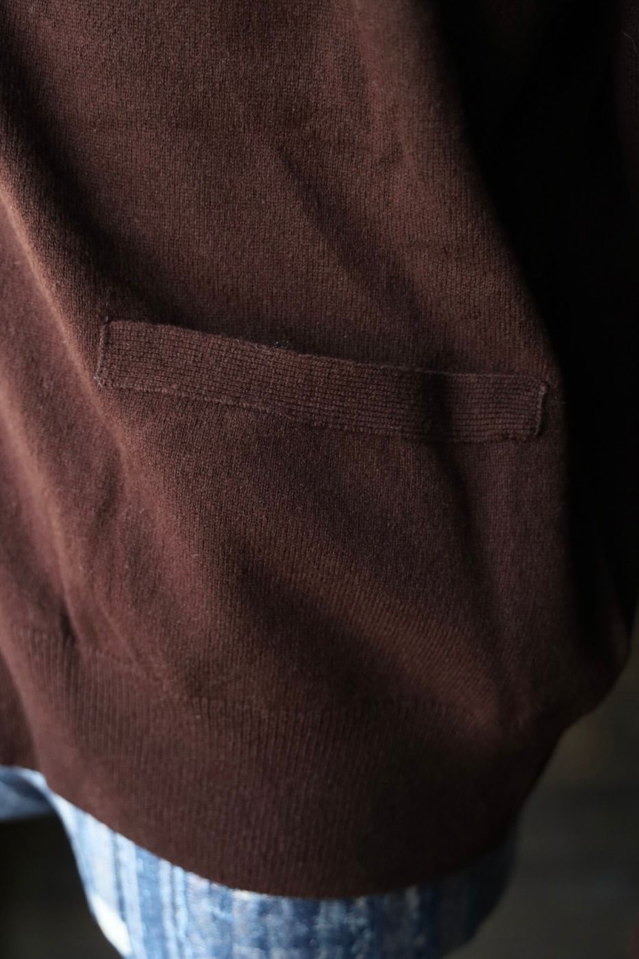 ヨーク 25FW FINE GAUGE CARDIGAN(YK25FW01125S)BROWN☆9月6日(土)発売！