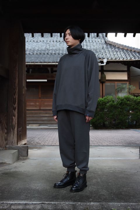 LOOPWHEELER for Graphpaper Hight Neck Sweat(GU213-70178B) style.2021.9.19